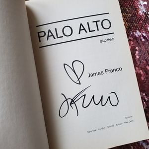 "Palo Alto" Autographed Book James Franco